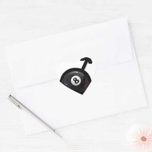 8-inch hart sticker (Envelop)