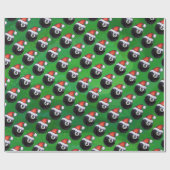 8-inch kerstgroen cadeaupapier (Vlak)