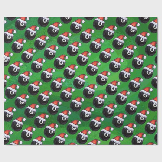 8-inch kerstgroen cadeaupapier (Vlak)