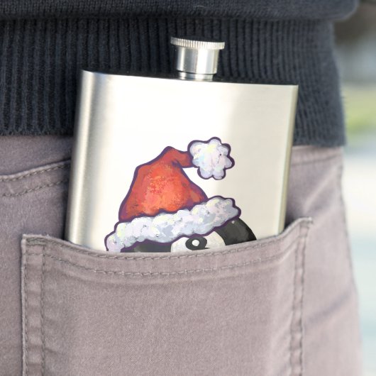 8-inch kerstgroen heupfles (Voorbeeld)