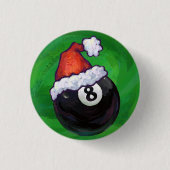8-inch kerstgroen ronde button 3,2 cm (Voorkant)