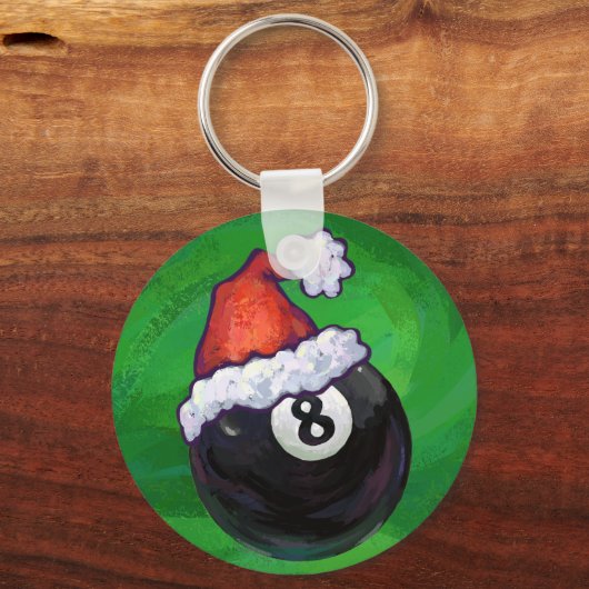 8-inch kerstgroen sleutelhanger (Voorkant)