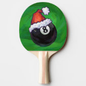 8-inch kerstgroen tafeltennisbatje (Achterkant)