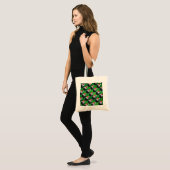 8-inch kerstgroen tote bag (Voorkant (model))