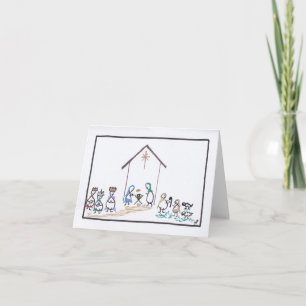8-inch kerstkaart (nationaliteit) kaart