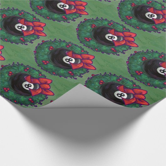 8-inch kerstmis cadeaupapier (Hoek)