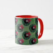 8-inch kerstmis mok (Voorkant rechts)