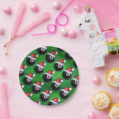 8-inch kerstmis papieren bordje (Feest)