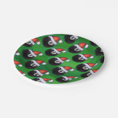 8-inch kerstmis papieren bordje (Gekanteld)