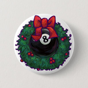 8-inch kerstmis ronde button 5,7 cm