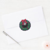 8-inch kerstmis ronde sticker (Envelop)