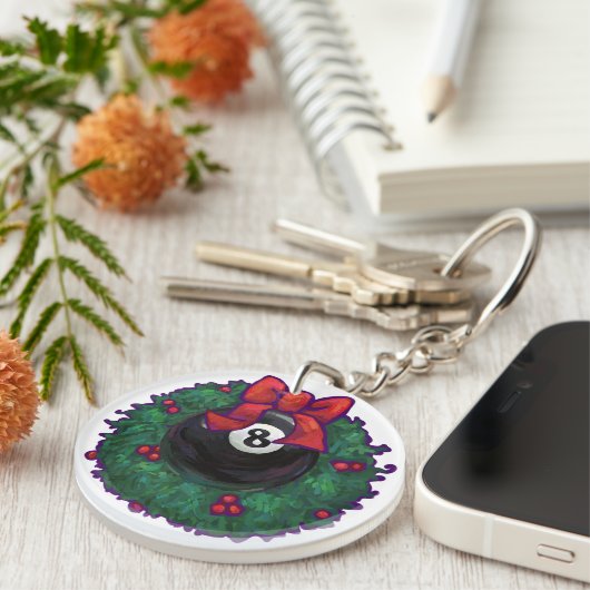 8-inch kerstmis sleutelhanger (Voorkant Rechts)