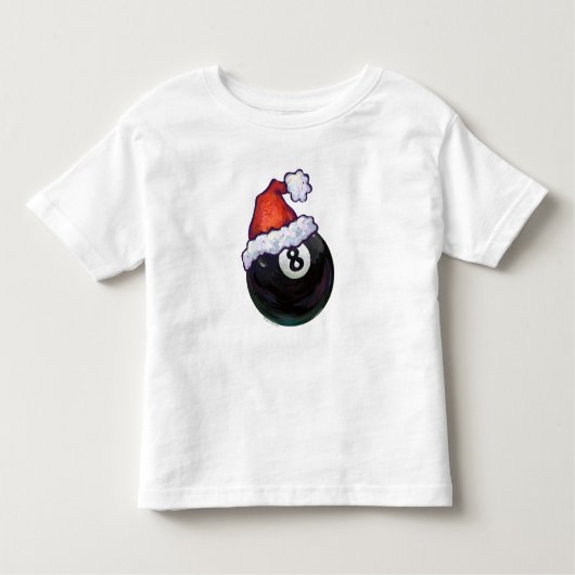8-inch kerstrood Pet Kinder Shirts (Voorkant)
