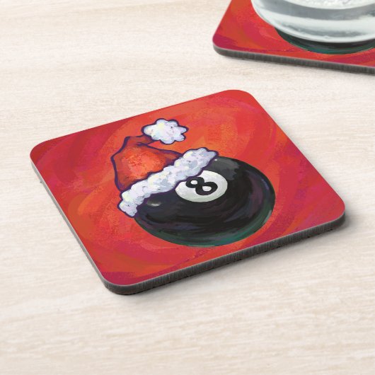 8-inch kerstrood Pet Onderzetter (Linkerzijde)