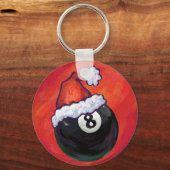 8-inch kerstrood Pet Sleutelhanger (Voorkant)