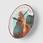 8-inch MOAC-Logo wandklok (Hoek)