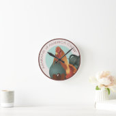 8-inch MOAC-Logo wandklok (Huis)