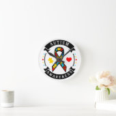 8-inch ronde acrylwandklok klok (Huis)