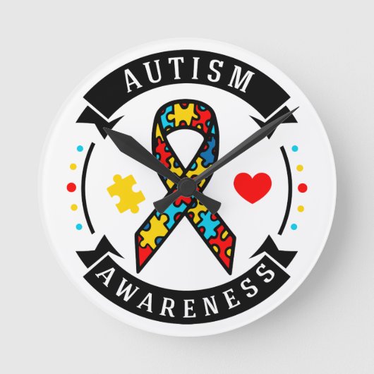 8-inch ronde acrylwandklok klok (Voorkant)