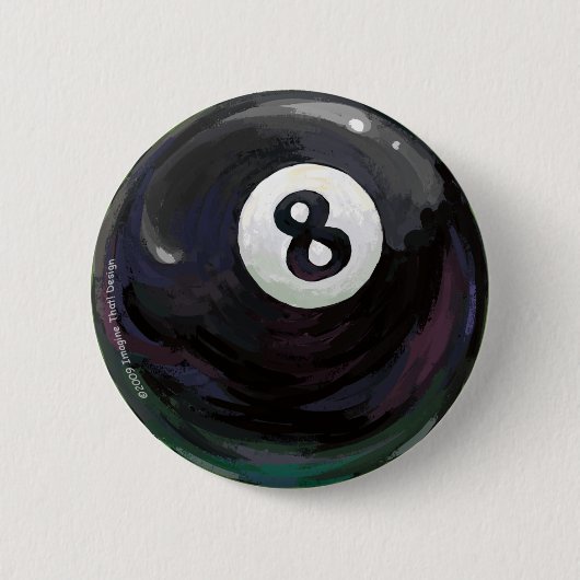 8-inch ronde button 5,7 cm (Voorkant)