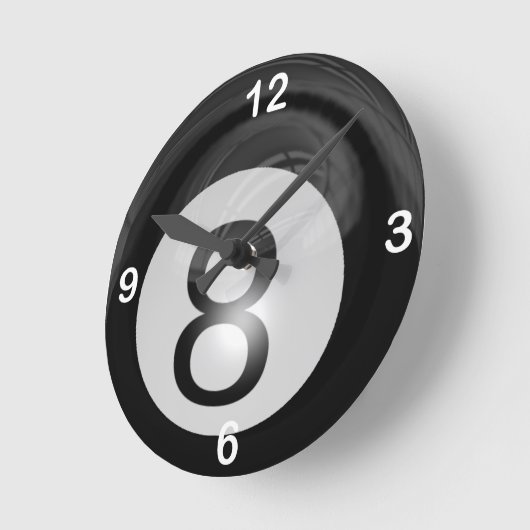 8-inch ronde klok (Hoek)