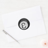 8-inch ronde sticker (Envelop)