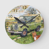 8-inch wandklok "BOERDERIJ"-ontwerp (Voorkant)