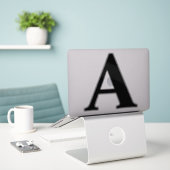 8 inch zelfklevende alfabet letter Stickers (Laptop op bureau)