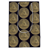 8 Jaar AA-herdenkingsmunt Medium Cadeauzakje (Achterkant)
