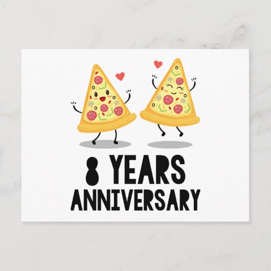 8 jaar briefkaart (Voorkant)