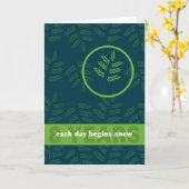 8 jaar Drugsalcoholverslaving Clean Sober Kaart (Gele Bloem)