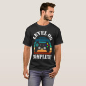 8 jaar Gamer Level 8 Complete T-shirt (Voorkant volledig)