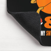 8 jaar Happy 8th Birthday Basketball 8th Birth Muismat (Hoek)