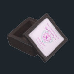 8 jaar liefde tourmaline twee toon roze dank je premium bewaar doosje<br><div class="desc">Eenvoudig overzicht van het effect van het hartsteen lijn grafisch groen aan roze op lichtroze 8th Tourmaline Wedding Jubileum cadeaudoos. Pas uw eigen naam en relatie aan. Op dit moment leest ik mijn geweldige vrouw Bedankt voor 8 jaar liefde. Ideaal voor een cadeau voor een 8-jarig toernooi voor edelstenen sieraden....</div>