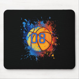 8 jaar oud 8 jaar Basketball Gift voor jongens Muismat