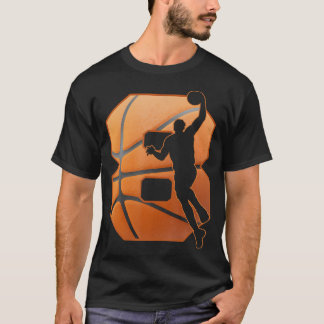 8 Jaar Oud 8e Basketbal Verjaardag Feestthema Jong T-shirt