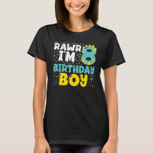 8 jaar oud 8e verjaardag Jongen Dinosaur Toddler K T-shirt