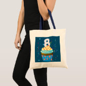 8 jaar oud is het mijn 8e verjaardag Sweet cupcake Tote Bag (Voorkant (product))