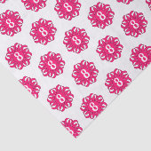 8 jaar oud roze verjaardag tissuepapier (Detail)