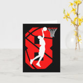 8 jaar oude 8e verjaardag Jongen Basketball-liefhe Kaart (Gele Bloem)