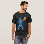 8 jaar oude Baseball 8-Baller Player Boy T-shirt (Voorkant volledig)