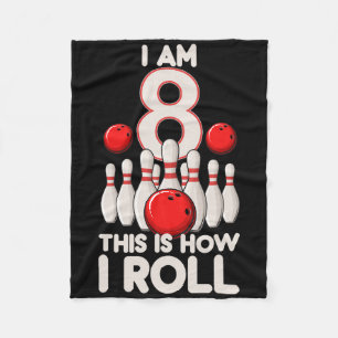 8 jaar oude bowlingfeest 8e verjaardag is hoe ik r fleece deken