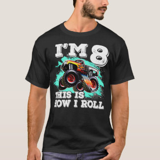 8 jaar oude dag boys monster Truck Dit is Ho T-shirt