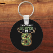 8 jaar oude jager 8e geboortedag Deer Hunter Sleutelhanger (Voorkant)