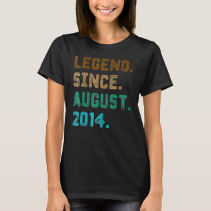 8 jaar oude legend sinds 8 augustus 2014 8e verjaa t-shirt