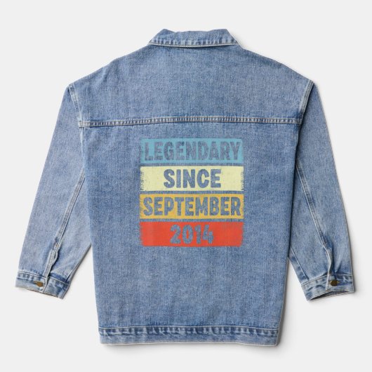8 jaar oude legendary sinds september 2014 8e verj denim jacket (Achterkant)