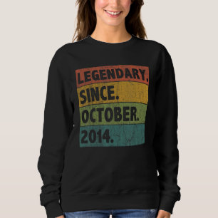 8 jaar oude legering sinds oktober 2014 8e verjaar trui