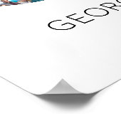 8 Jaar Samen Fotocollage Trouwverjaardag Poster (Hoek)