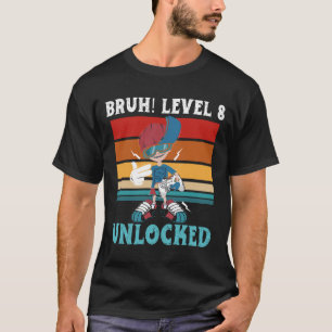 8 Jaar Verjaardag Dabbing Jongen Bruh 8e T-Shirt