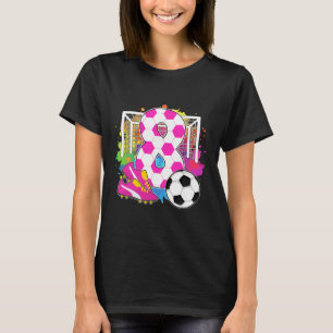 8 Jaar Verjaardag Meisje 8e Verjaardag Voetbal The T-shirt